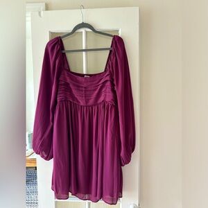 Abercrombie & Fitch - Emerson Long Sleeve Mini Dress - Size Large